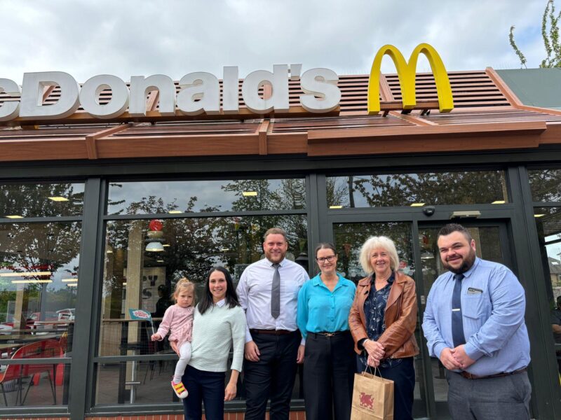 Ruth Jones MP at McDonald